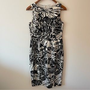Jones New York Black and White Dress